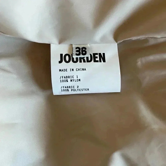 JOURDEN Beige Tie Dye Fringe Flapper Midi Sleeveless Dress Size 4 - Picture 14 of 16